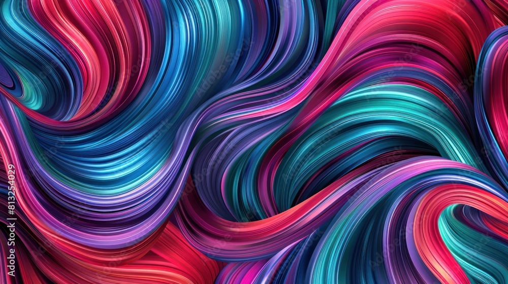 Fototapeta premium Colorful soft hair background