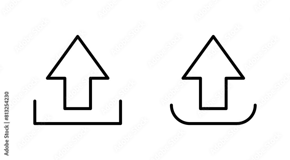 Upload icon set. load data symbol Upload icon set. load data symbol
