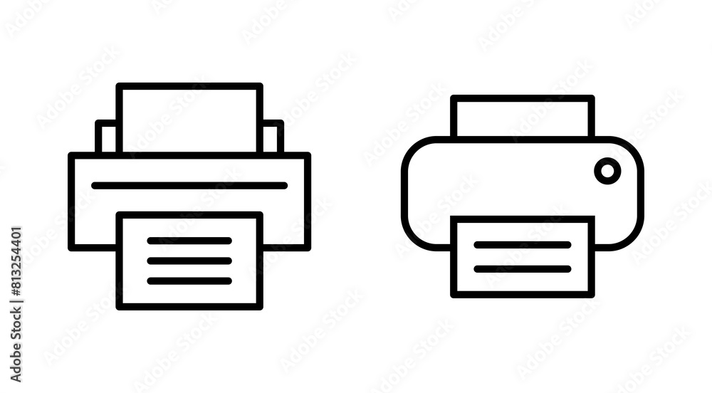 Print icon set. printer icon vector. Print icon set. printer icon vector.