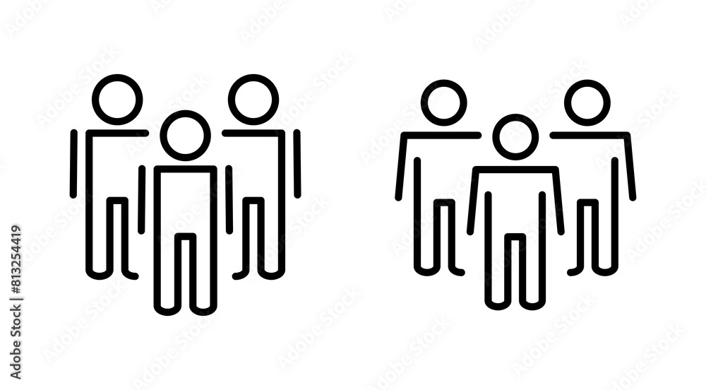 People icon set. person icon vector. User Icon vector. team symbols People icon set. person icon vector. User Icon vector. team symbols