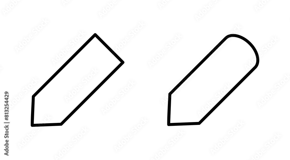 Pencil icon set. pen symbol. edit icon vector Pencil icon set. pen symbol. edit icon vector