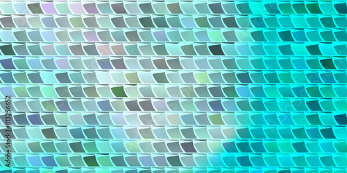 Light Blue, Green vector background with rectangles.
