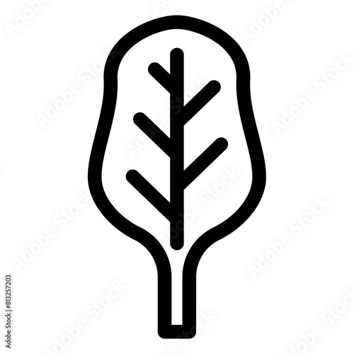 spinach leaf icon 