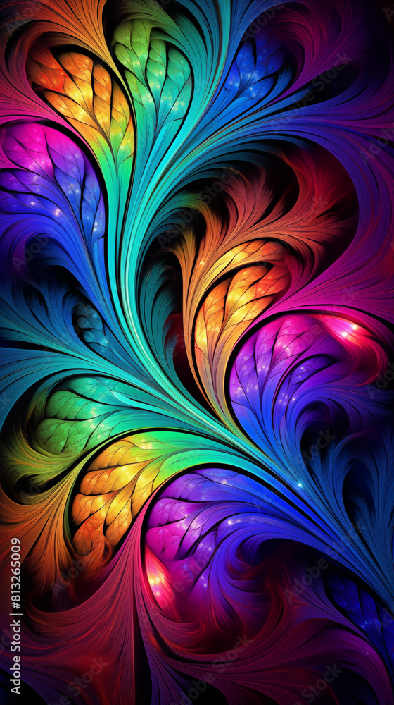 Abstract Fractal Image, Pattern Style, For Wallpaper, Desktop Background, Smartphone Phone Case, Computer Screen, Cell Phone Screen, Smartphone Screen, 16:9 Format - PNG Abstract Fractal Image, Pattern Style, For Wallpaper, Desktop Background, Smartphone Phone Case, Computer Screen, Cell Phone Screen, Smartphone Screen, 16:9 Format - PNG