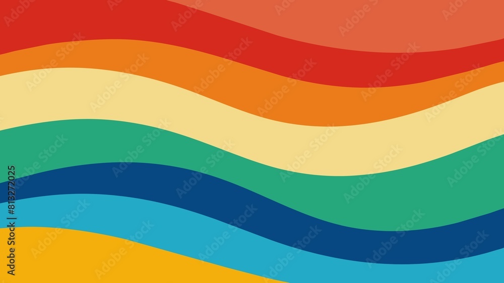 Abstract Colorful background with Waves Lines Abstract Colorful background with Waves Lines