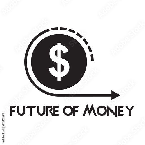 future of money icon , investment icon