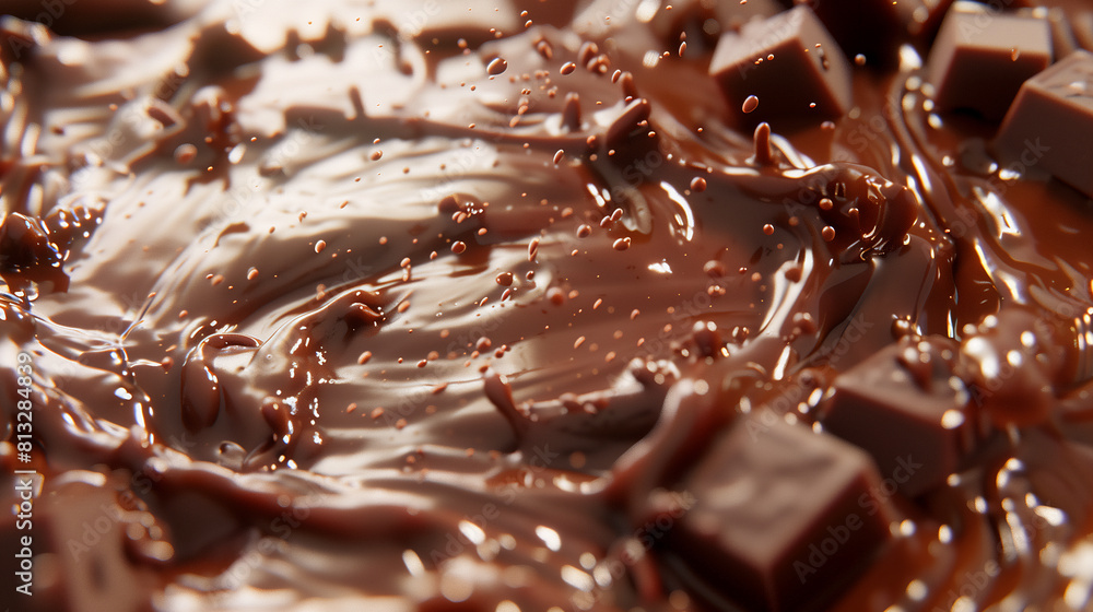 Melted chocolate Melted chocolate