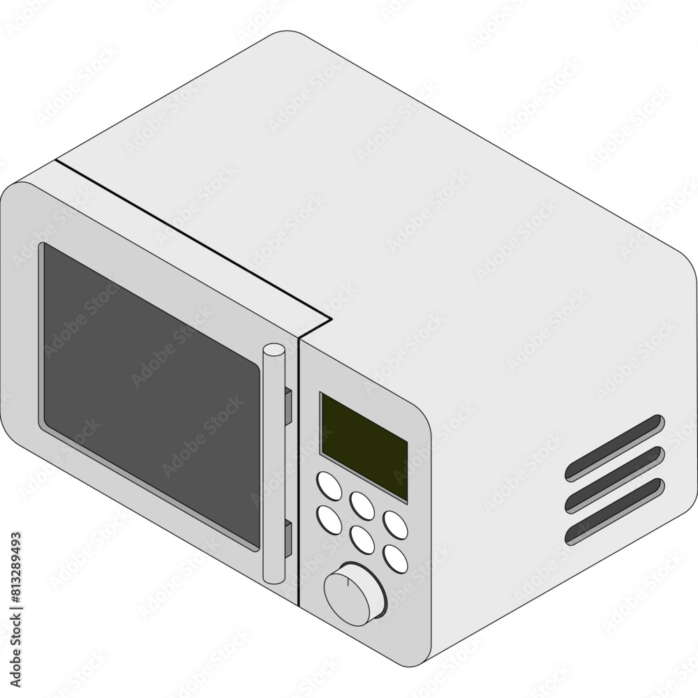 Fototapeta premium 전자레인지(전자+기계+가전+오븐)