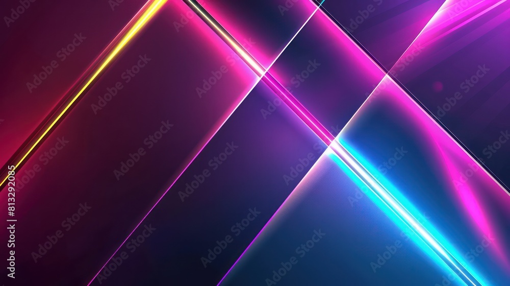 Technology Abstract Neon glowing lines wallpaper Technology Abstract Neon glowing lines wallpaper