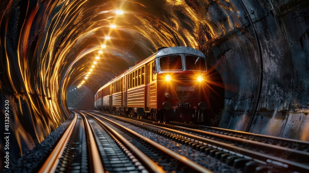 Train Through the Tunnel