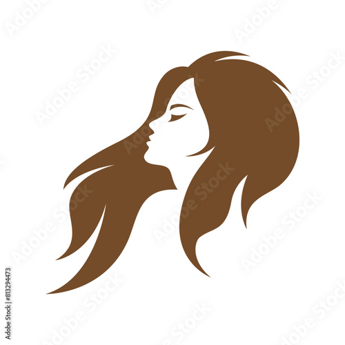 women's beauty and hair care logo design
