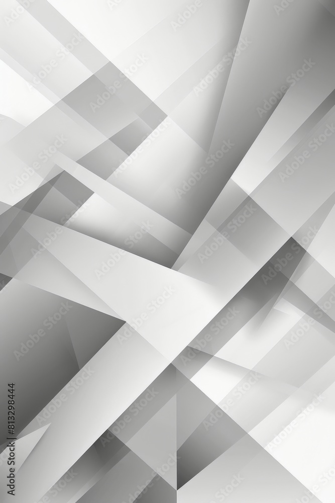 Abstract white and gray geometric shapes background. Abstract white and gray geometric shapes background.