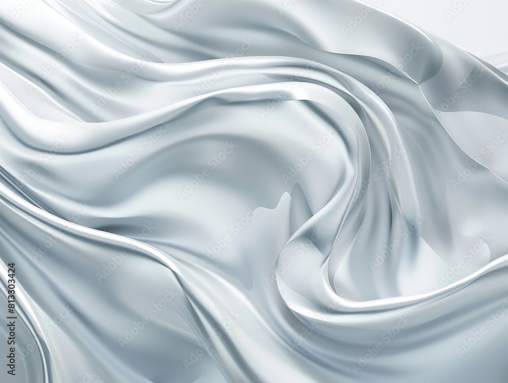 Fototapeta premium The image shows a close-up of a soft, flowing fabric