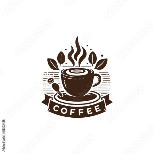 Retro Coffee Shop Logo Design