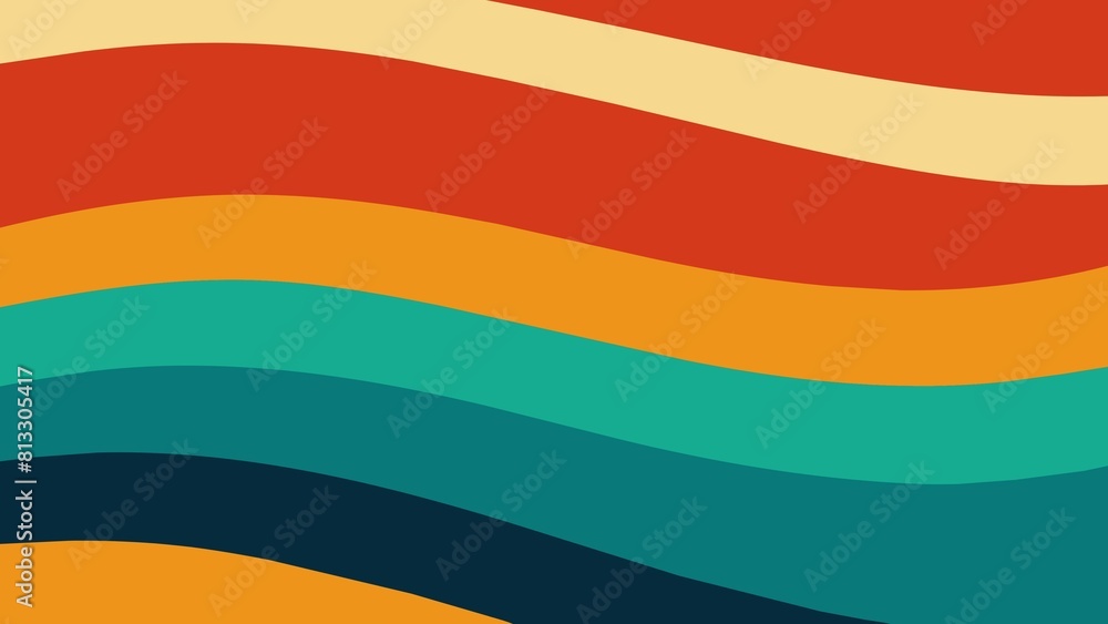 Abstract Colorful background with Waves Lines Abstract Colorful background with Waves Lines