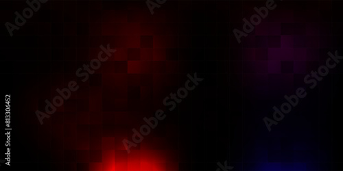 Dark pink, yellow vector layout with lines, rectangles.