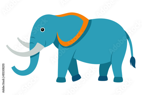 elephant cartoon vector illustration