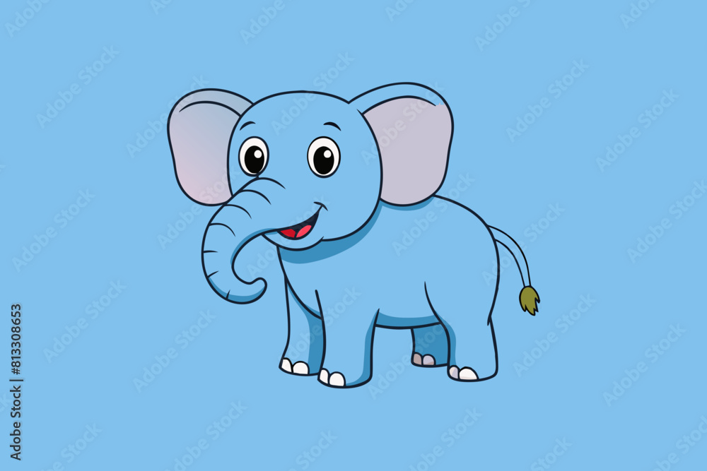 elephant cartoon vector illustration elephant cartoon vector illustration