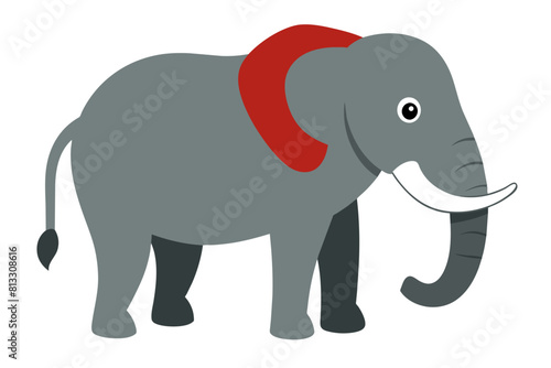 elephant cartoon vector illustration