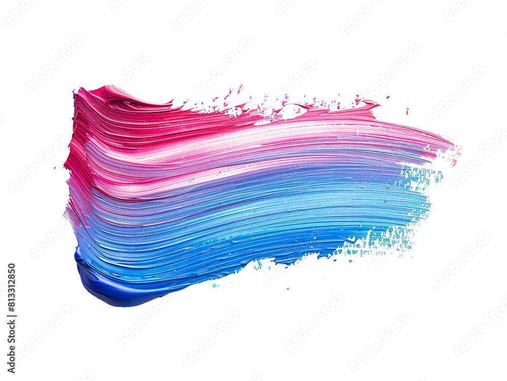 Hand painted stroke of pastel paint brush isolated on white background PNG Hand painted stroke of pastel paint brush isolated on white background PNG
