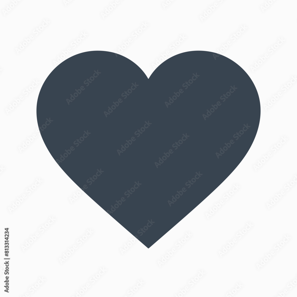 Vector heart shape symbol logo favicon label Vector heart shape symbol logo favicon label