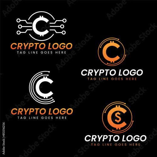 Crypto Logo Design , Vector Design 