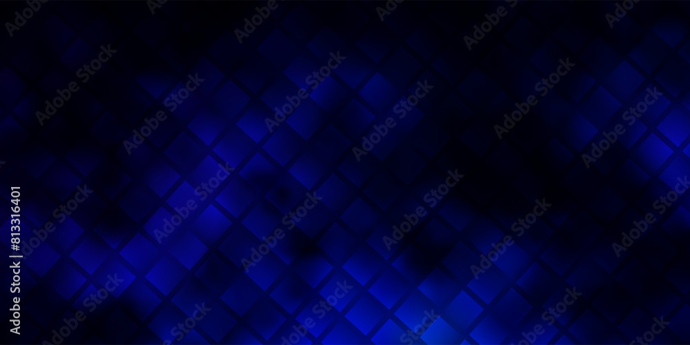 Dark BLUE vector pattern in square style. Dark BLUE vector pattern in square style.