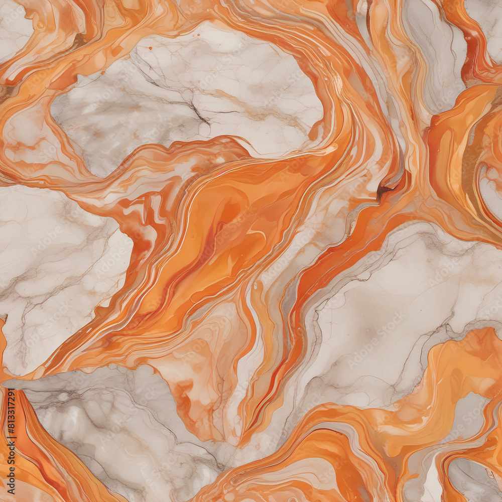 Obraz premium the texture of the marble pattern ,orenge