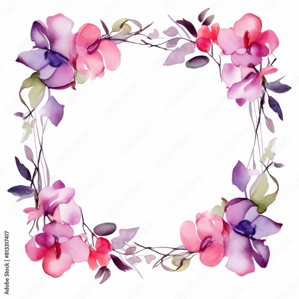 bougainvillea themed frame or border for photos and text.featuring bright pink and purple flowers. watercolor illustration, Floral Border , watercolor, Floral Frame. bougainvillea themed frame or border for photos and text.featuring bright pink and purple flowers. watercolor illustration, Floral Border , watercolor, Floral Frame.