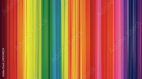 pattern illustration with vertical rainbow stripes, background