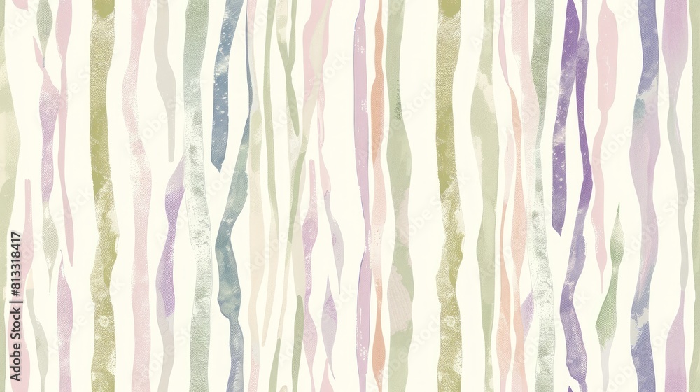 Watercolor wallpaper with vertical stripes in green, blue, and purple colors, creating a pattern illustration, background Watercolor wallpaper with vertical stripes in green, blue, and purple colors, creating a pattern illustration, background