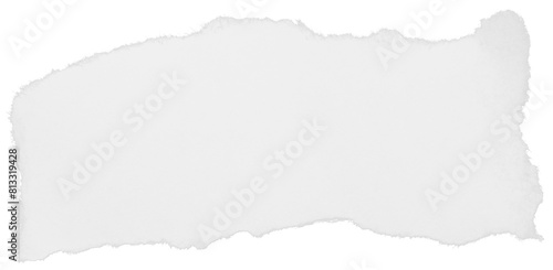 Realistic White Torn Ripped edges Paper Sheet vector  photo