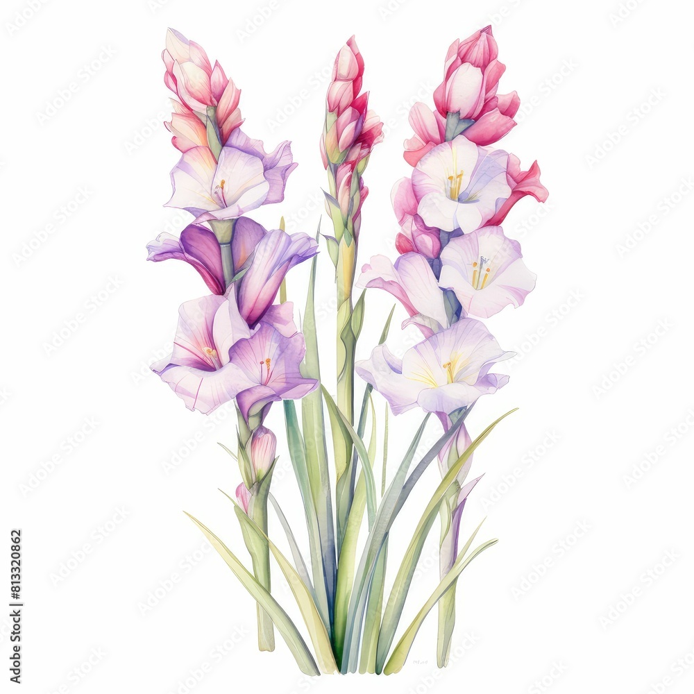 gladiolus themed frame or border for photos and text.tall spikes of colorful blooms. watercolor illustration, flowers frame, botanical border, Watercolor Flowers Frame. gladiolus themed frame or border for photos and text.tall spikes of colorful blooms. watercolor illustration, flowers frame, botanical border, Watercolor Flowers Frame.