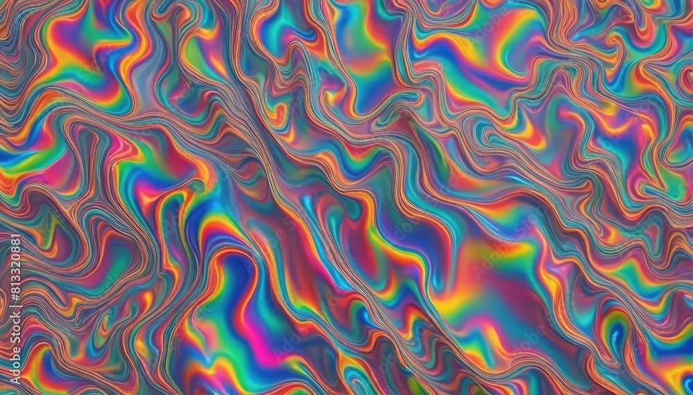 rainbow neon color wavy holographic background rainbow neon color wavy holographic background