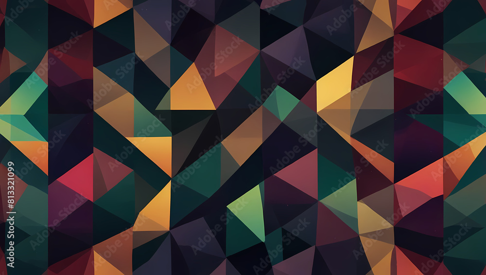 Fototapeta premium Abstract background With geometric shapes Pastel Color Theme 
