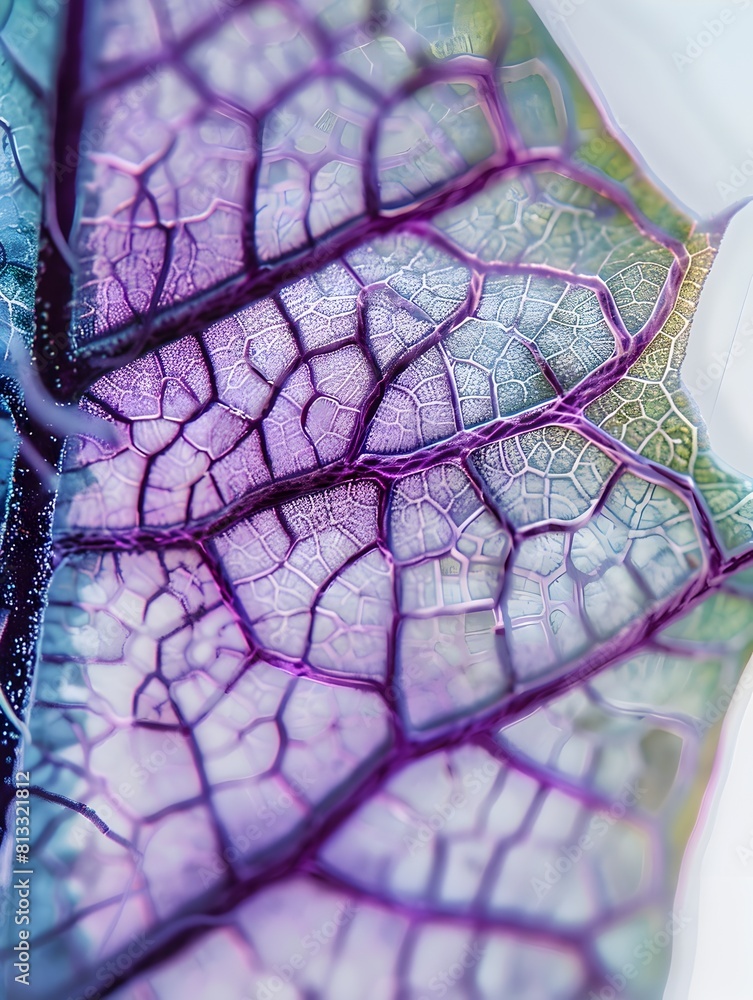 Intricate Dance of Life A Microscopic of Leaf Vein Anatomy Intricate Dance of Life A Microscopic of Leaf Vein Anatomy