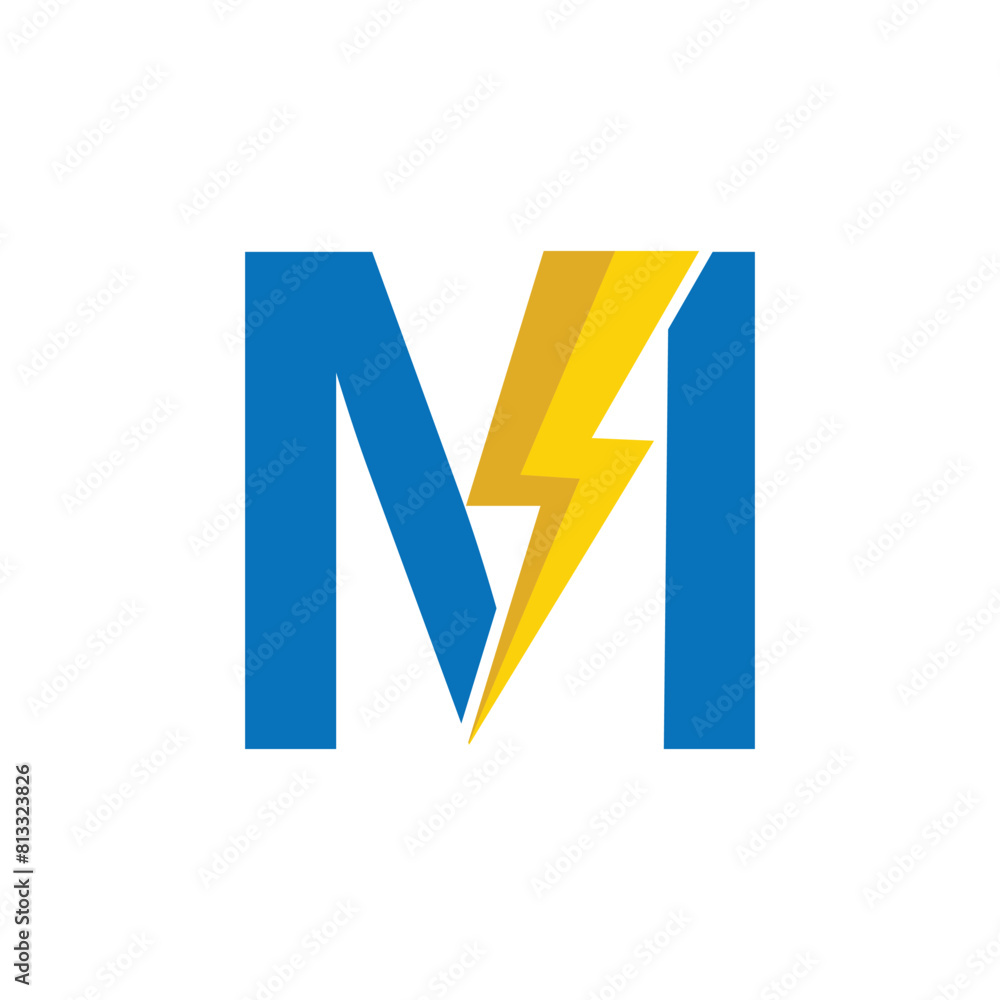 M Electronic Logo Design ,Vector Design M Electronic Logo Design ,Vector Design