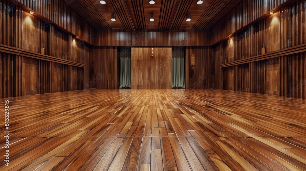 empty room with wooden floor and ceiling empty room with wooden floor and ceiling