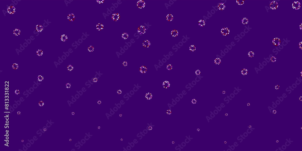 Light blue, red vector texture with disks. Light blue, red vector texture with disks.
