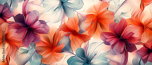  Floral pattern  Abstract floral texture background