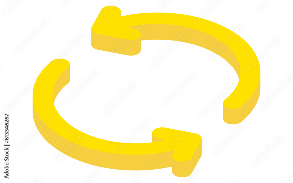For Rent: Transfer mark arrow, isometric illustration For Rent: Transfer mark arrow, isometric illustration