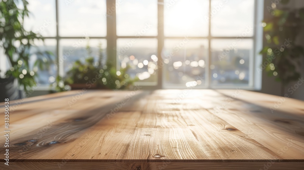 Indoor wooden table background material Indoor wooden table background material
