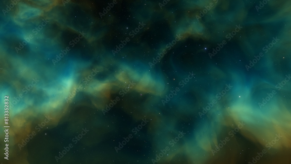 Obraz premium Night sky - Universe filled with stars, nebula and galaxy 