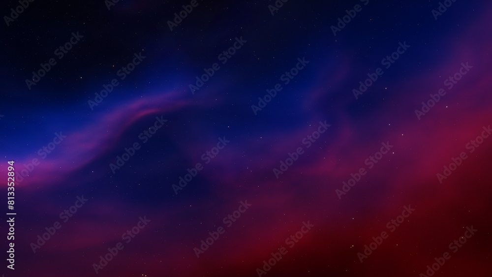 Fototapeta premium Night sky - Universe filled with stars, nebula and galaxy 