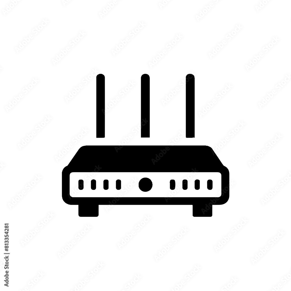 Router Vector Icon Illustration on a transparent background, Router Icon Router Vector Icon Illustration on a transparent background, Router Icon