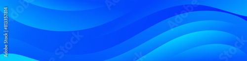 Design standout headers and promotional banners with the modern and dynamic blue abstract gradient wave banner