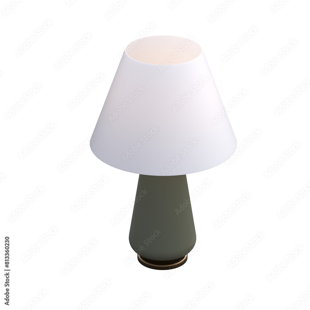 table lamp isolated on transparent background, room lamp, 3D illustration, cg render table lamp isolated on transparent background, room lamp, 3D illustration, cg render