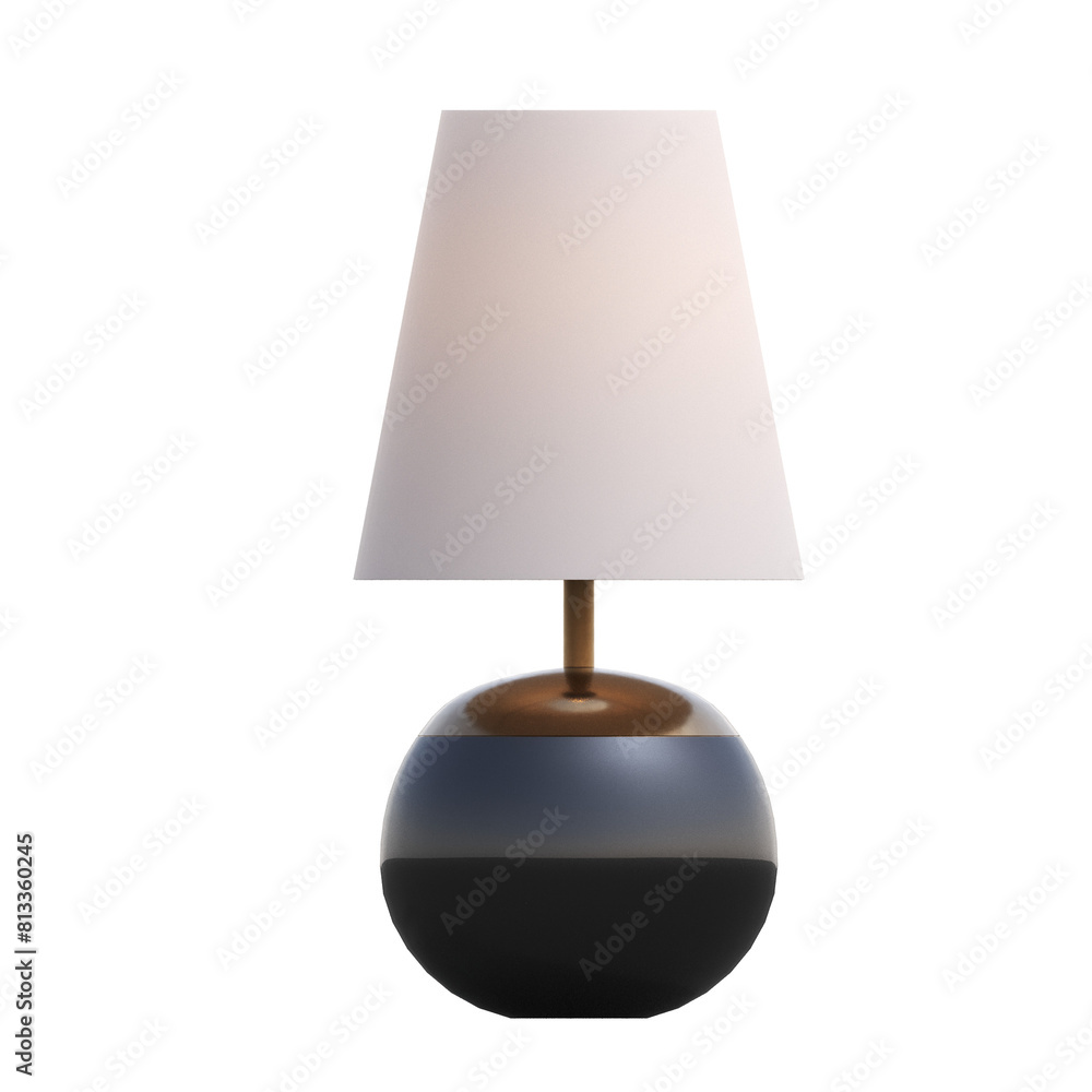 table lamp isolated on transparent background, room lamp, 3D illustration, cg render table lamp isolated on transparent background, room lamp, 3D illustration, cg render