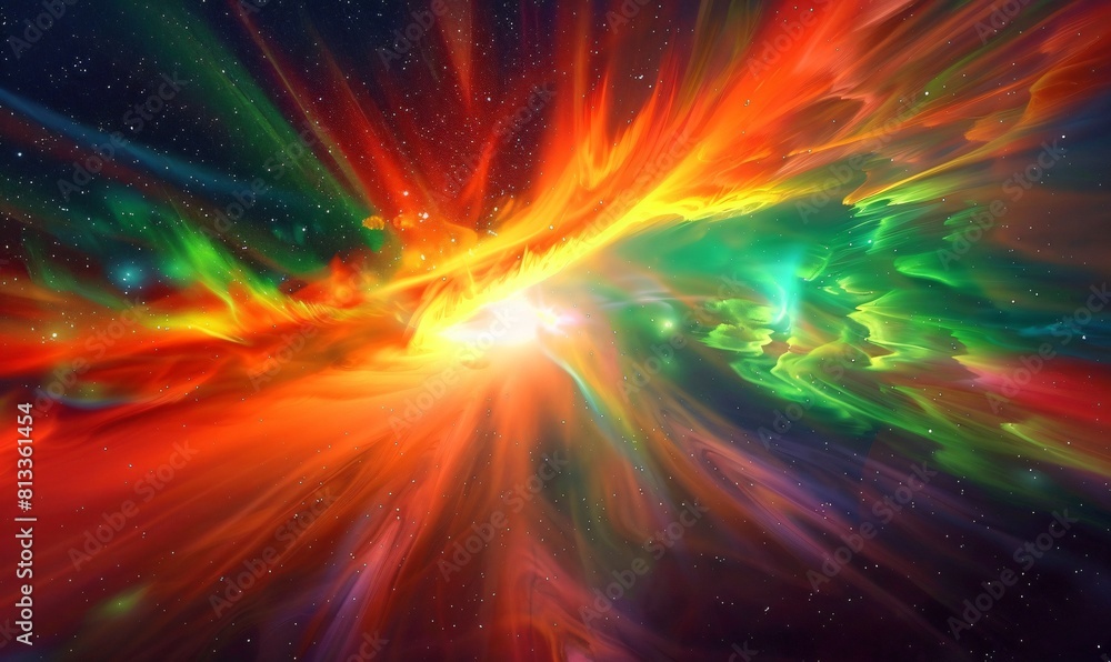 A breathtaking display of nature's power, as the aurora borealis and australis dance across the sky in a vibrant ballet of light, fueled by a solar storm. A breathtaking display of nature's power, as the aurora borealis and australis dance across the sky in a vibrant ballet of light, fueled by a solar storm.
