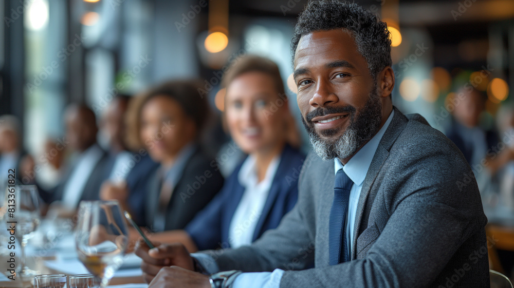 Multiracial business people having a meeting Multiracial business people having a meeting